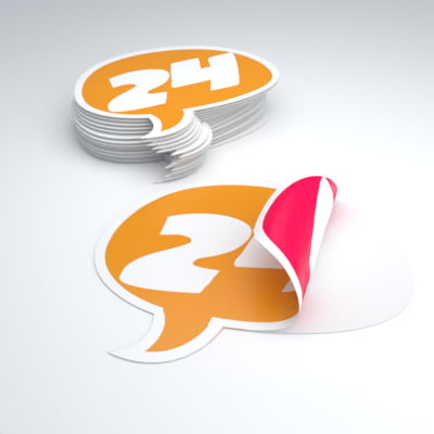 Hinterglasaufkleber doppelseitig bedruckt 4/4